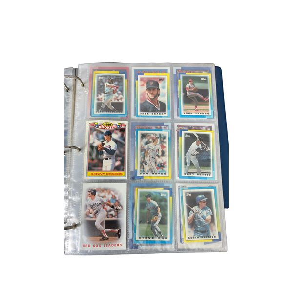 Vintage MLB Baseball Card Collection Binder Lot