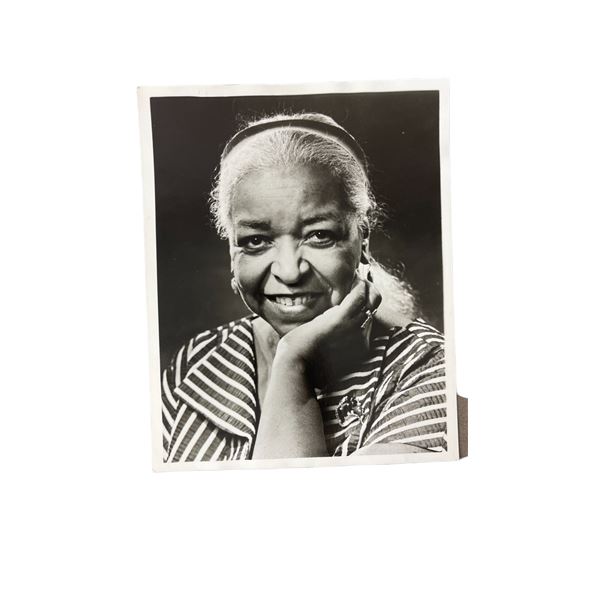 Ethel Waters 1978 Vintage Signed Photograph