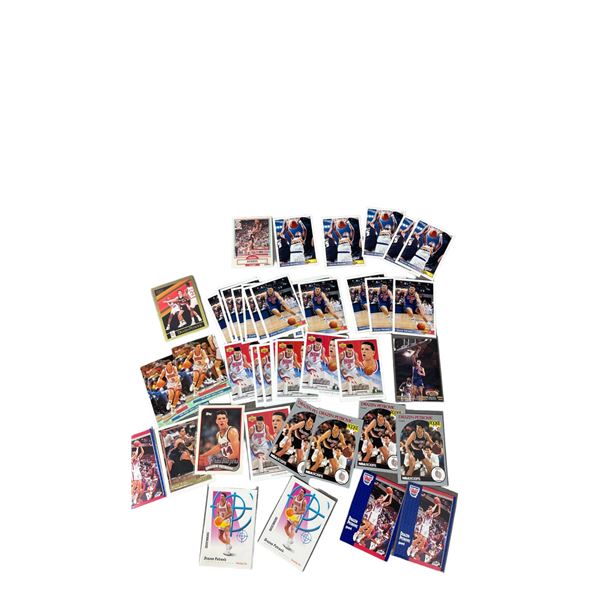 Vintage NBA Basketball Drazen Petrovich Trading Card Collection Lot