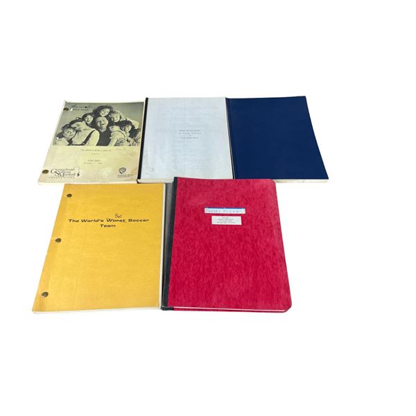 Vintage Movie Script Collection Lot