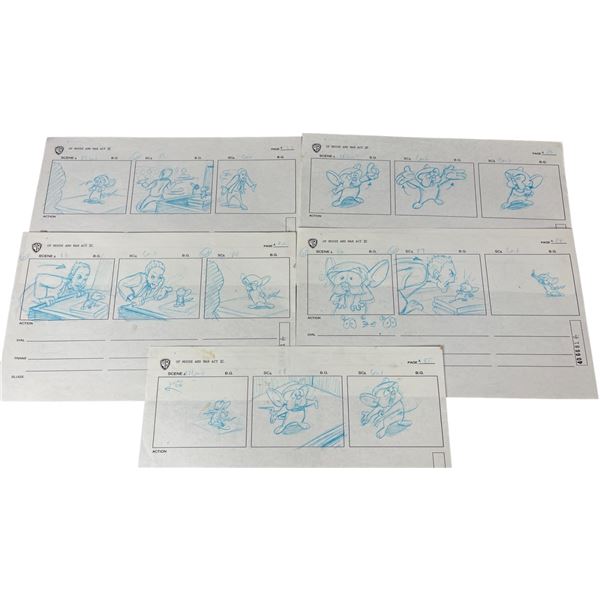 Warner Bros Original Animation Art for Of Mouse and Man Act III Lot