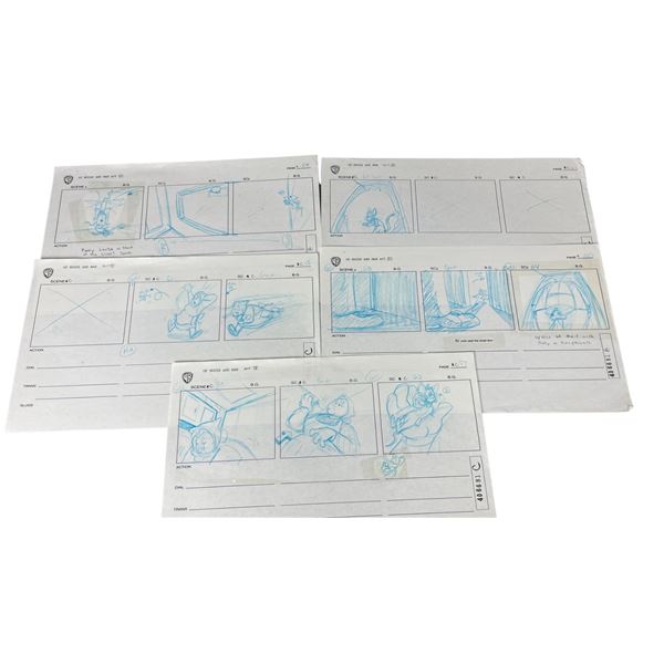 Warner Bros Original Animation Art for Of Mouse and Man Act III Lot