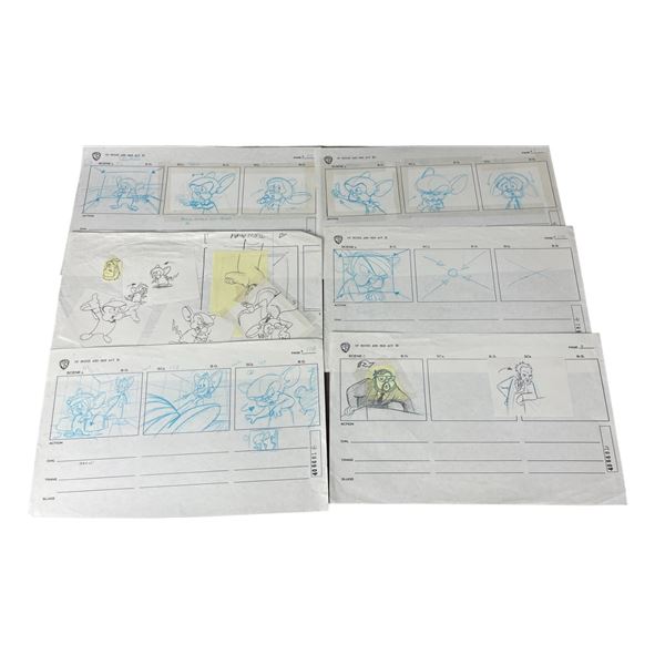 Warner Bros Original Animation Art for Of Mouse and Man Act III Lot