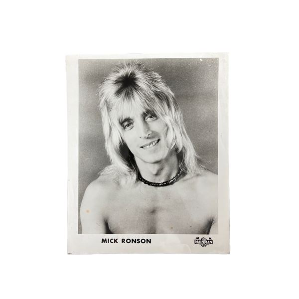 Richard Creamer Original Photograph of Mick Ronson