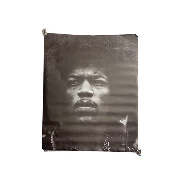 Vintage Original 1970 Jimi Hendrix War Heroes Poster