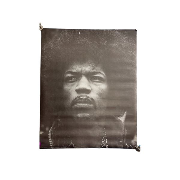 Vintage Original 1970 Jimi Hendrix War Heroes Poster