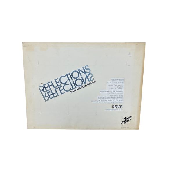 Vintage Original Reflections of the American Woman Illustration Board