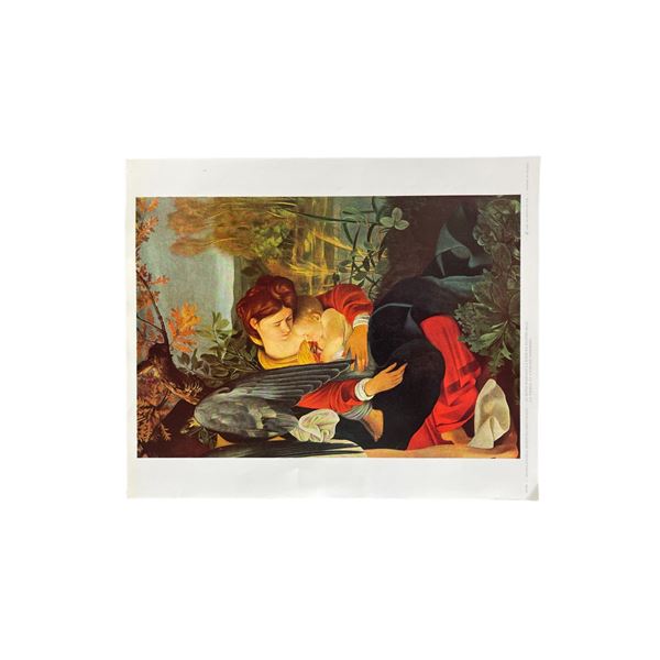 Michelangelo Merisi Da Caravaggio - Le Repos Pendant La Fuite En Egypte Lithograph Print