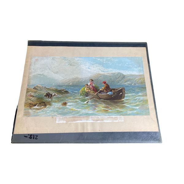 J.J. Hill - The Rush Gatherers Lithograph Print