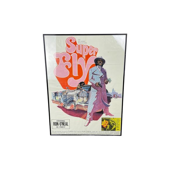 Ron O'Neal - Super Fly 1972 Vintage Framed Movie Poster