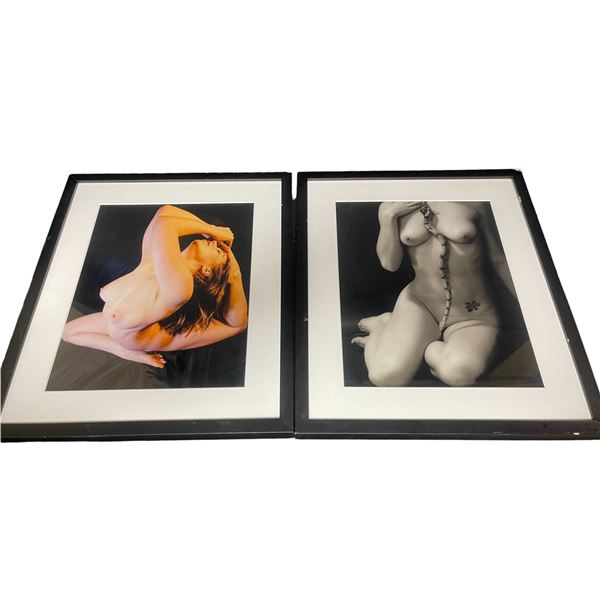 Vintage Nude Framed Photograph Set