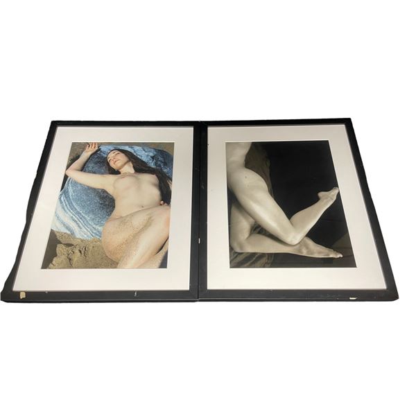Vintage Nude Framed Photograph Set