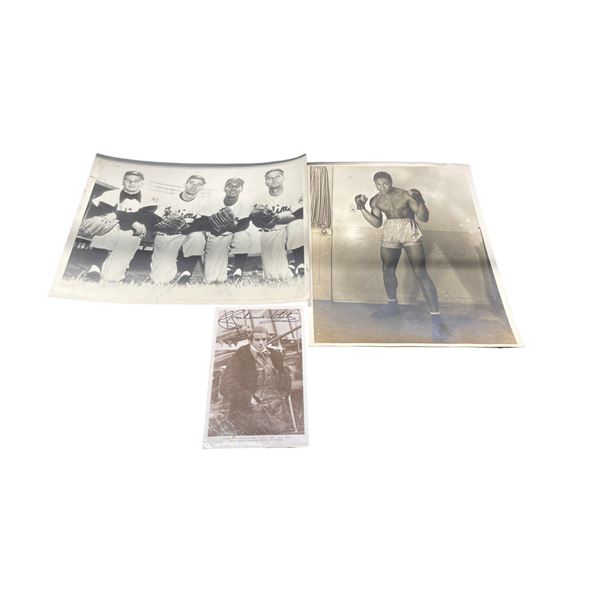 Vintage Black and White Signed Photographs
