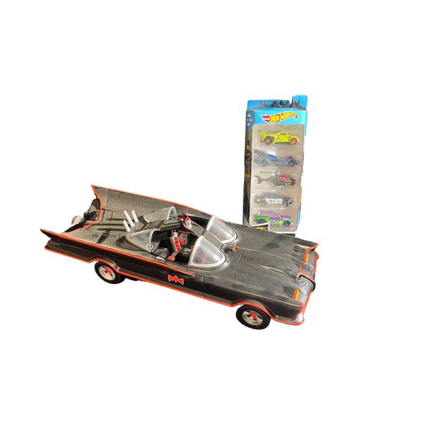 Vintage Batman Hot Wheels and 1966 Classic Batmobile