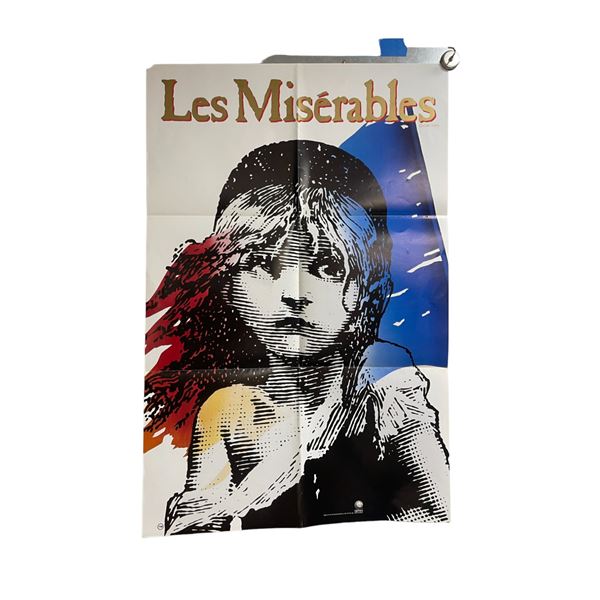 Original Les Miserables 1986 Broadway Theatre Musical Poster