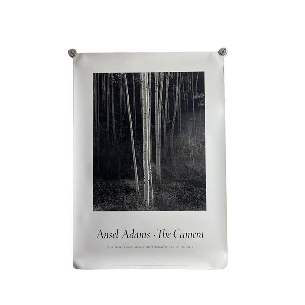 Ansel Adams Aspens, New Mexico Vintage Lithograph Poster