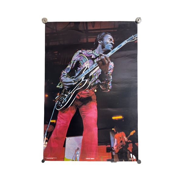 Vintage Original Chuck Berry 1973 Concert Poster