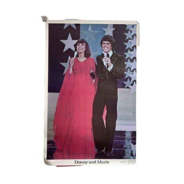 Vintage 1976 Donny and Marie Poster