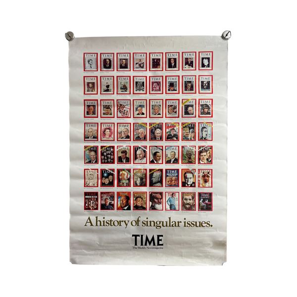 Vintage TIME Magazine - A History of Singular Issues Poster