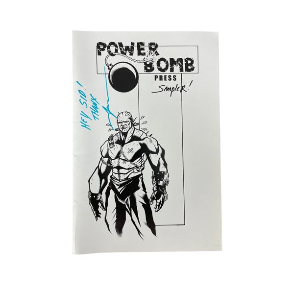 Power Bomb Press Sampler Comic Signed to Sid Haig AKA Captain Spaulding