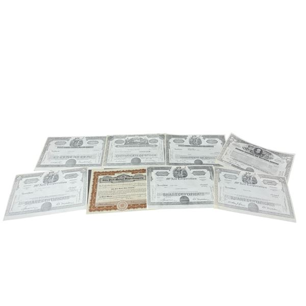 Vintage Share Certificare Collection Lot