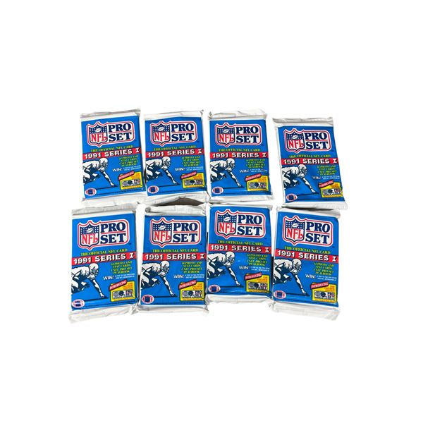 NFL Pro Set 1991 Series I Sealed Card Packs