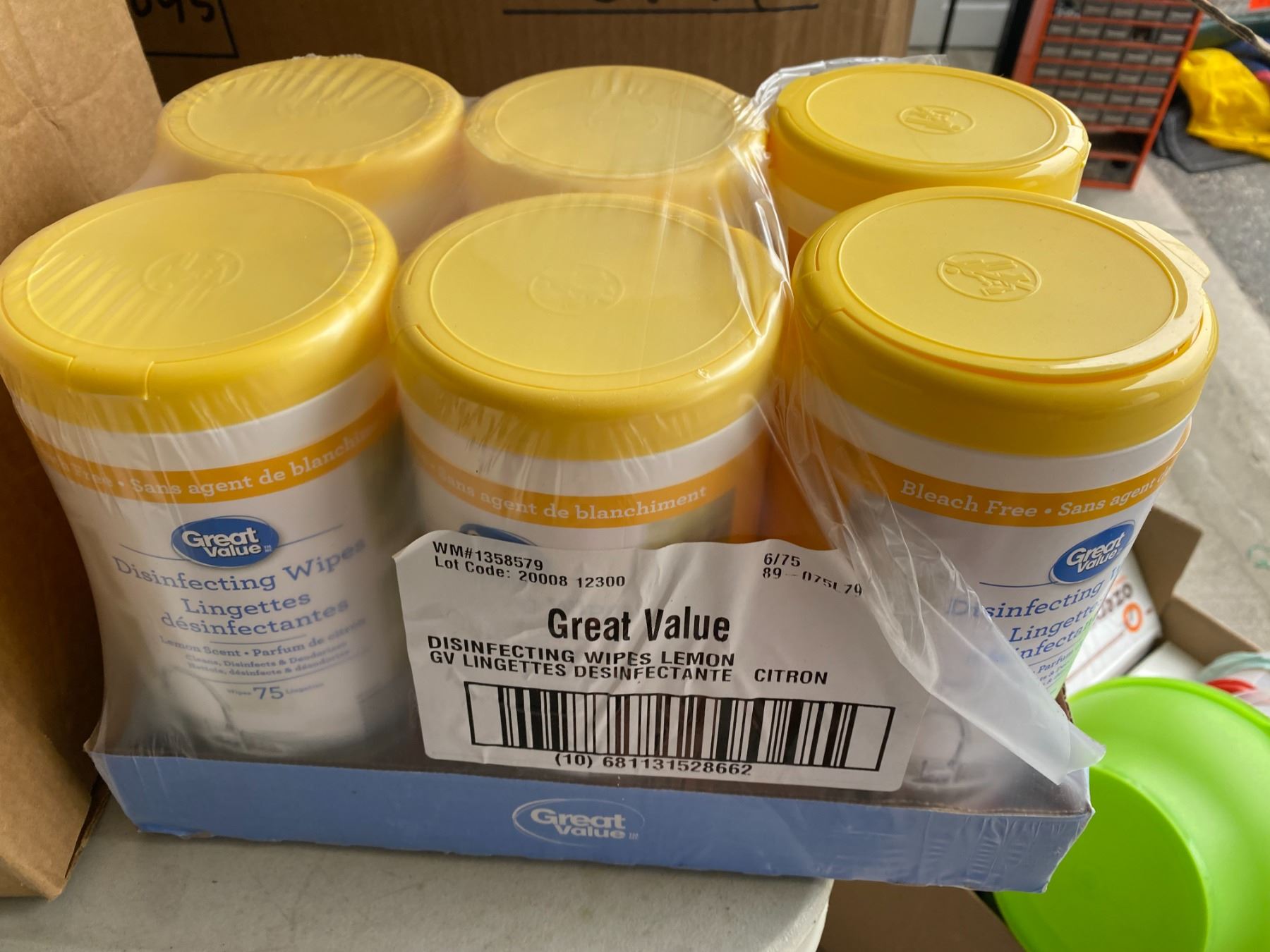 Great value disinfecting wipes