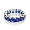 Image 1 : 7.75ct Natural Ceylon Blue Sapphire 14K White Gold Ring