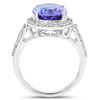 Image 2 : 5.98ct Tanzanite 14K White Gold Ring