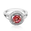 1.12ct Natural TOURMALINE 14K White Gold 3.97gm Ring