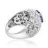Image 3 : 2.83ct Natural Ceylon Blue Sapphire 14K White Gold Ring