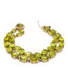 Image 1 : 45ct PERIDOT 14K Yellow Gold 25gm Bracelet