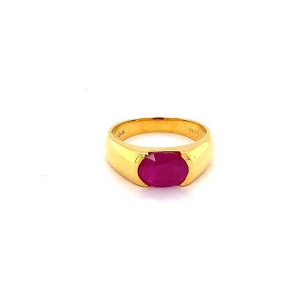 2.7ct Ruby 18K YG 8.08gm Ring