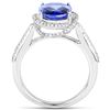 Image 2 : 3.48ct Tanzanite 14K White Gold Ring