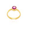 Image 2 : 1.29ct Pink Sapphire 18K YG 4.01gm Ring