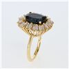 Image 2 : 6.81ct Natural Blue Sapphire 18K Yellow Gold Ring