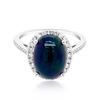 Image 1 : 2.2ct Natural OPAL 14K White Gold 2.15gm Ring