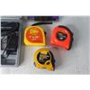 Image 3 : Solid Rotary Tool Kit, Tape Measures, Light T-Hinge, Misc.