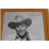 Image 2 : Framed Roy Rogers Picture - 10" x 12"