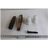 Image 1 : (2) Railway Spike Hammers, Railway Spike, (2) Porcelain C.N.R. Insulators