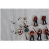 Image 2 : Small Marching Band Figurines - Some Headless/Feetless