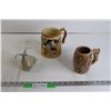 Image 1 : Bird Ornament, (2) Beer Steins