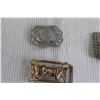 Image 4 : (6) Belt Buckles - Bottle Opener, Horse and Guns