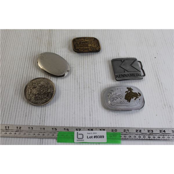 (5) Belt Buckles