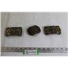 Image 1 : (3) Belt Buckles
