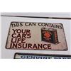 Image 2 : (3) Tin Signs (Shell Motor Oil, Ford, Mack Trucks) - 8" x 12"