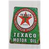 Image 2 : (2) Tin Signs (Texaco Motor Oil, Gargoyle Mobiloils) - 8" x 12"