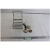 Image 1 : (3) Pocket Watches, Glass Jewellery Box