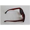 Image 2 : Red Animal Print Sunglasses with Case
