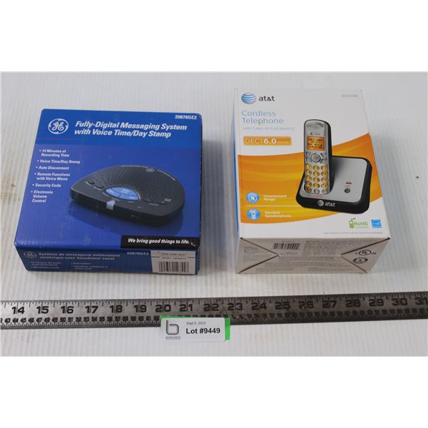 Cordless Telephone and Fully-Digital Messaging System (NIB)